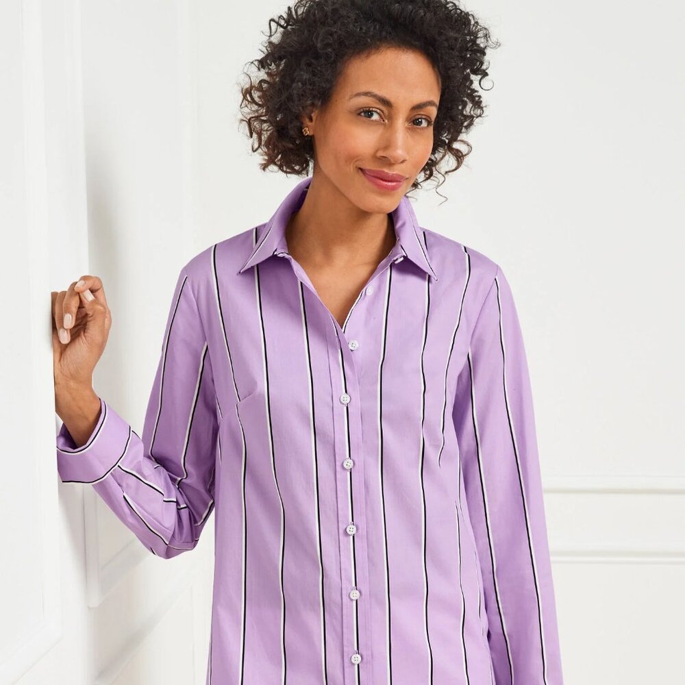 Talbots BOYFRIEND SHIRT - WEEKEND STRIPE